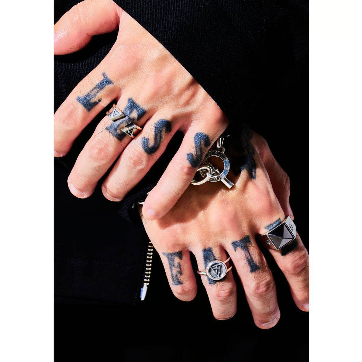 KART - Dark Studs Ring - EDEN ROCK STORE