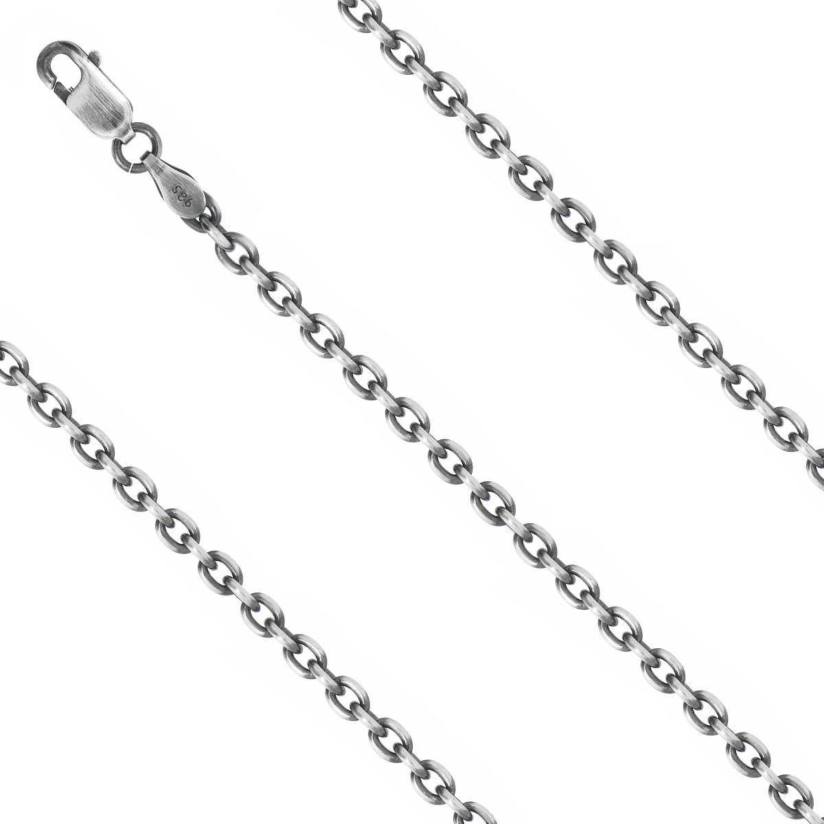 Silver Chain - Azuki Chain 2.8mm - EDEN ROCK STORE