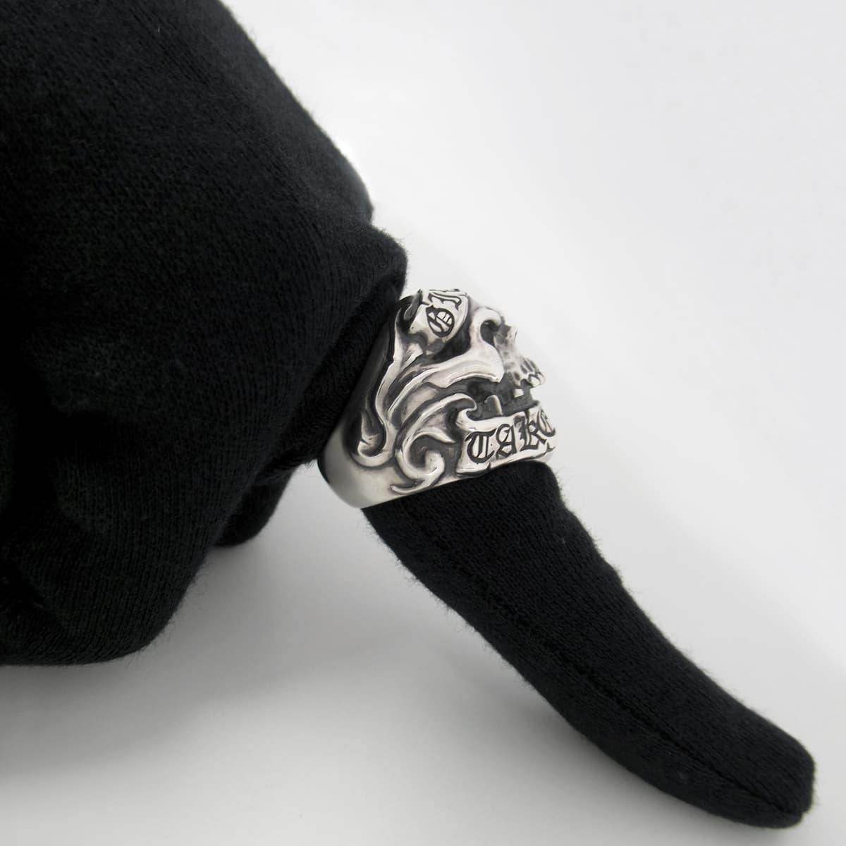 RAT RACE - Give No Take No Skull Ring - EDEN ROCK STORE