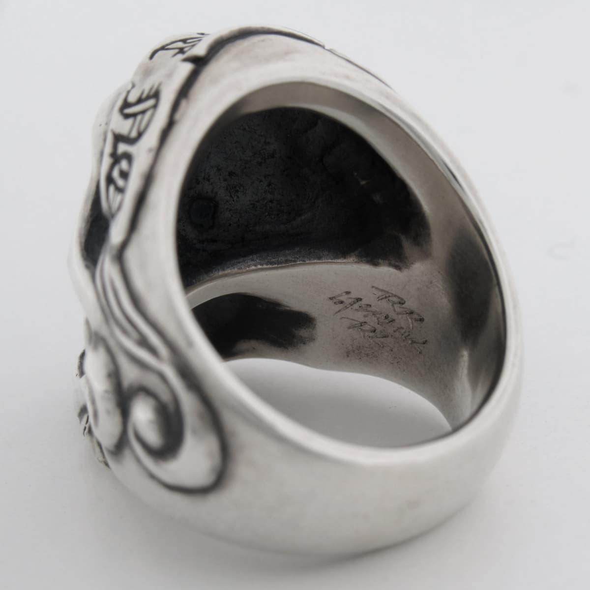 RAT RACE - Give No Take No Skull Ring - EDEN ROCK STORE