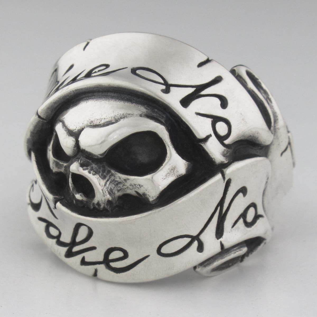 RAT RACE - Give No Take No Skull Ring 2 - EDEN ROCK STORE