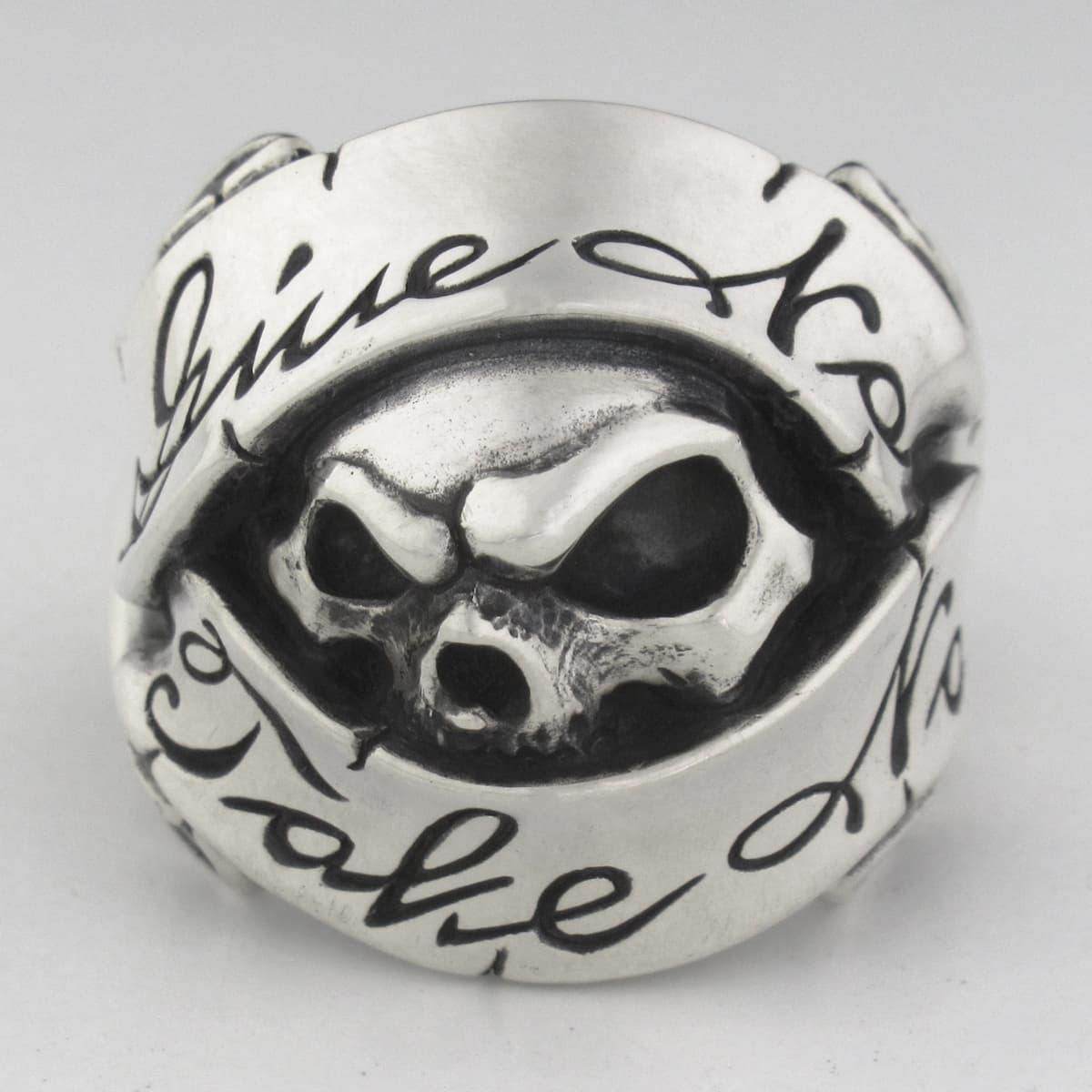RAT RACE - Give No Take No Skull Ring 2 - EDEN ROCK STORE