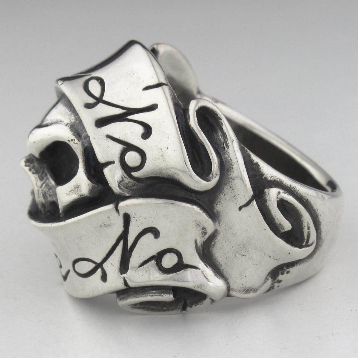 RAT RACE - Give No Take No Skull Ring 2 - EDEN ROCK STORE