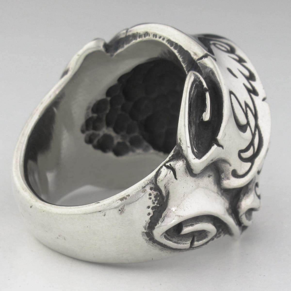 RAT RACE - Give No Take No Skull Ring 2 - EDEN ROCK STORE