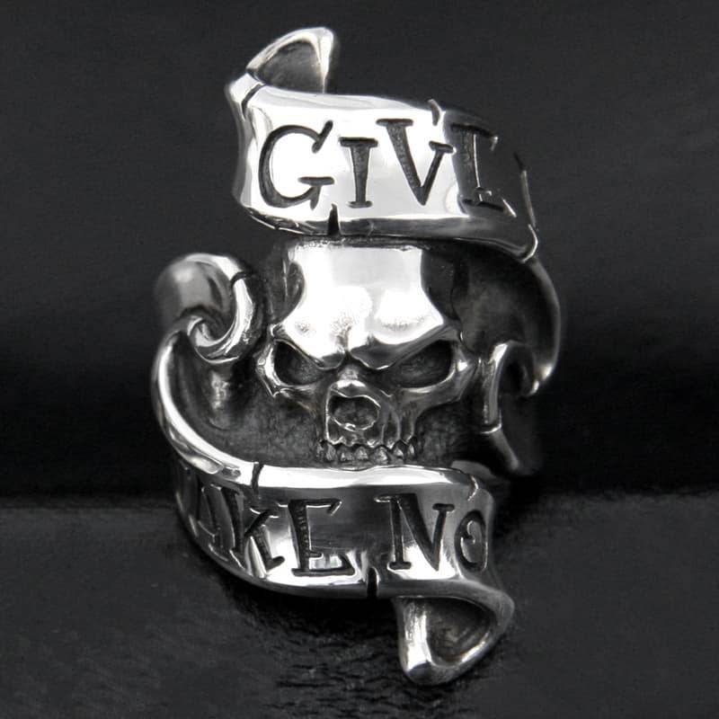 RAT RACE - Give No Take No Skull Ring 3 / Limited - EDEN ROCK STORE