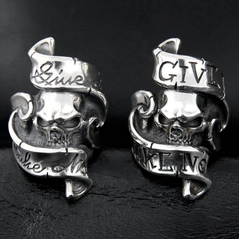 RAT RACE - Give No Take No Skull Ring 3 / Limited - EDEN ROCK STORE