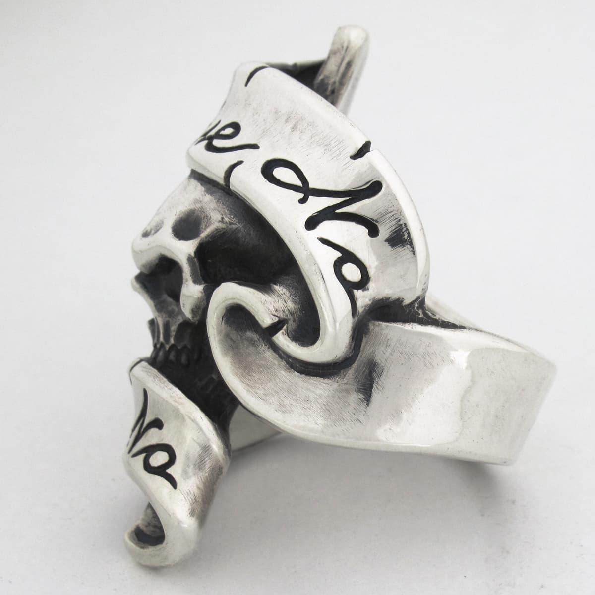 RAT RACE - Give No Take No Skull Ring 3 - EDEN ROCK STORE