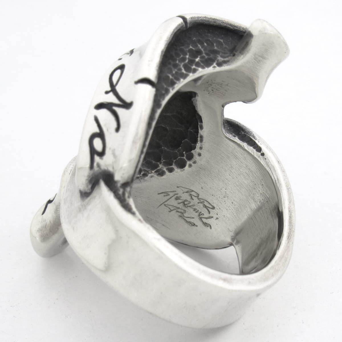RAT RACE - Give No Take No Skull Ring 3 - EDEN ROCK STORE