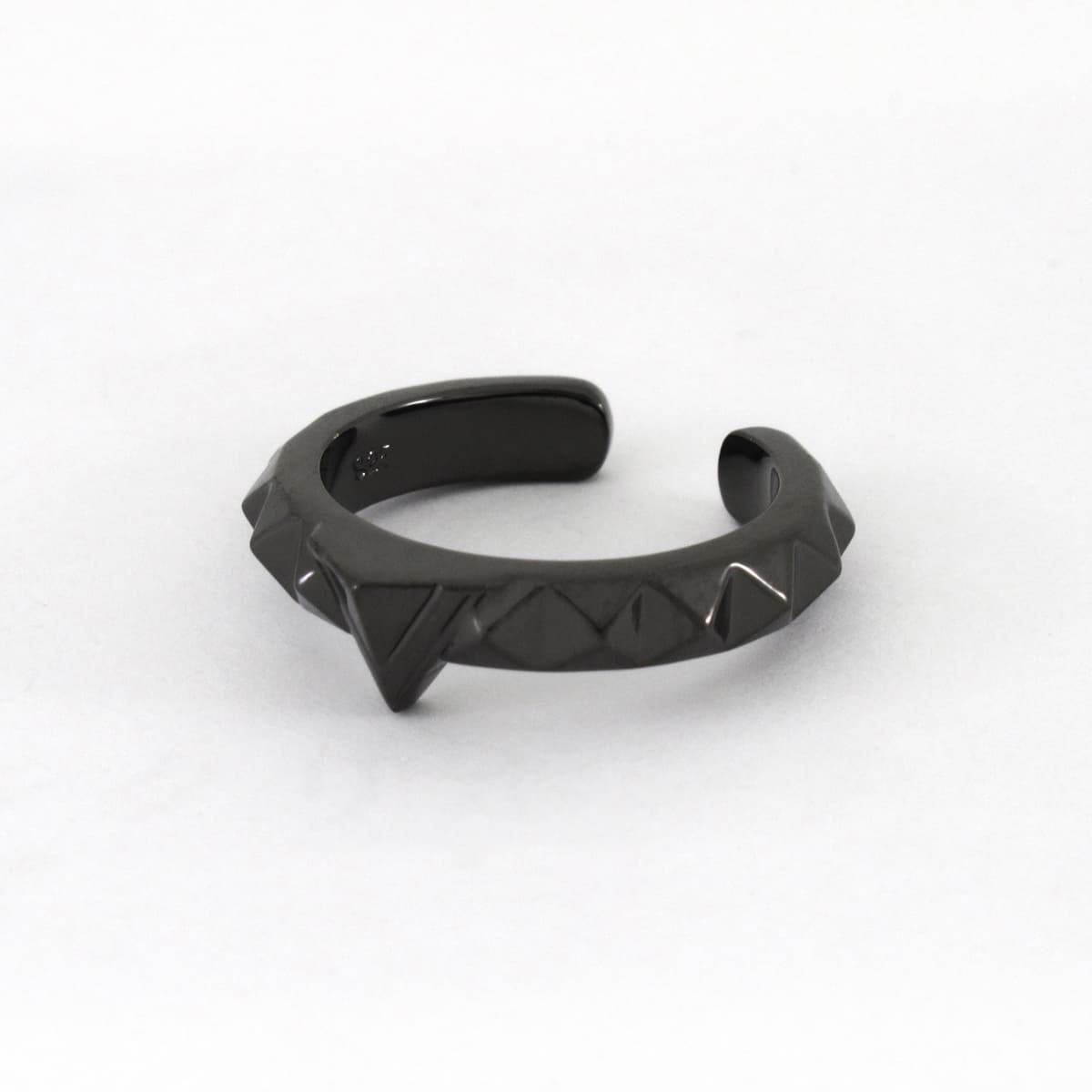 KART - Tiny Mono Ring BLACK - EDEN ROCK STORE