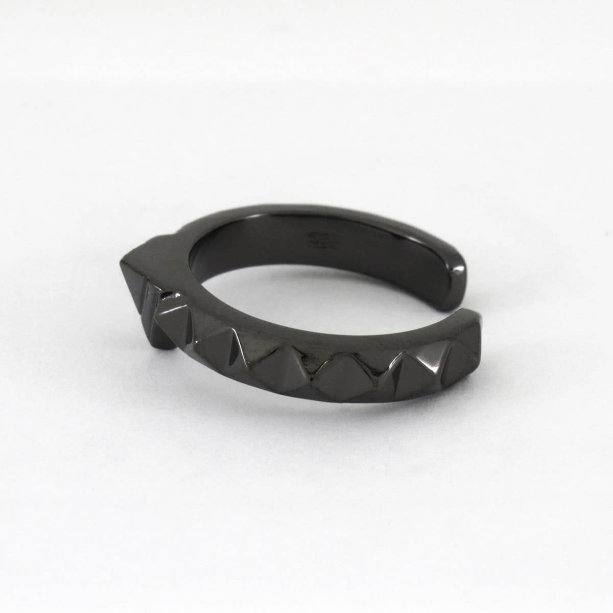KART - Tiny Mono Ring BLACK - EDEN ROCK STORE