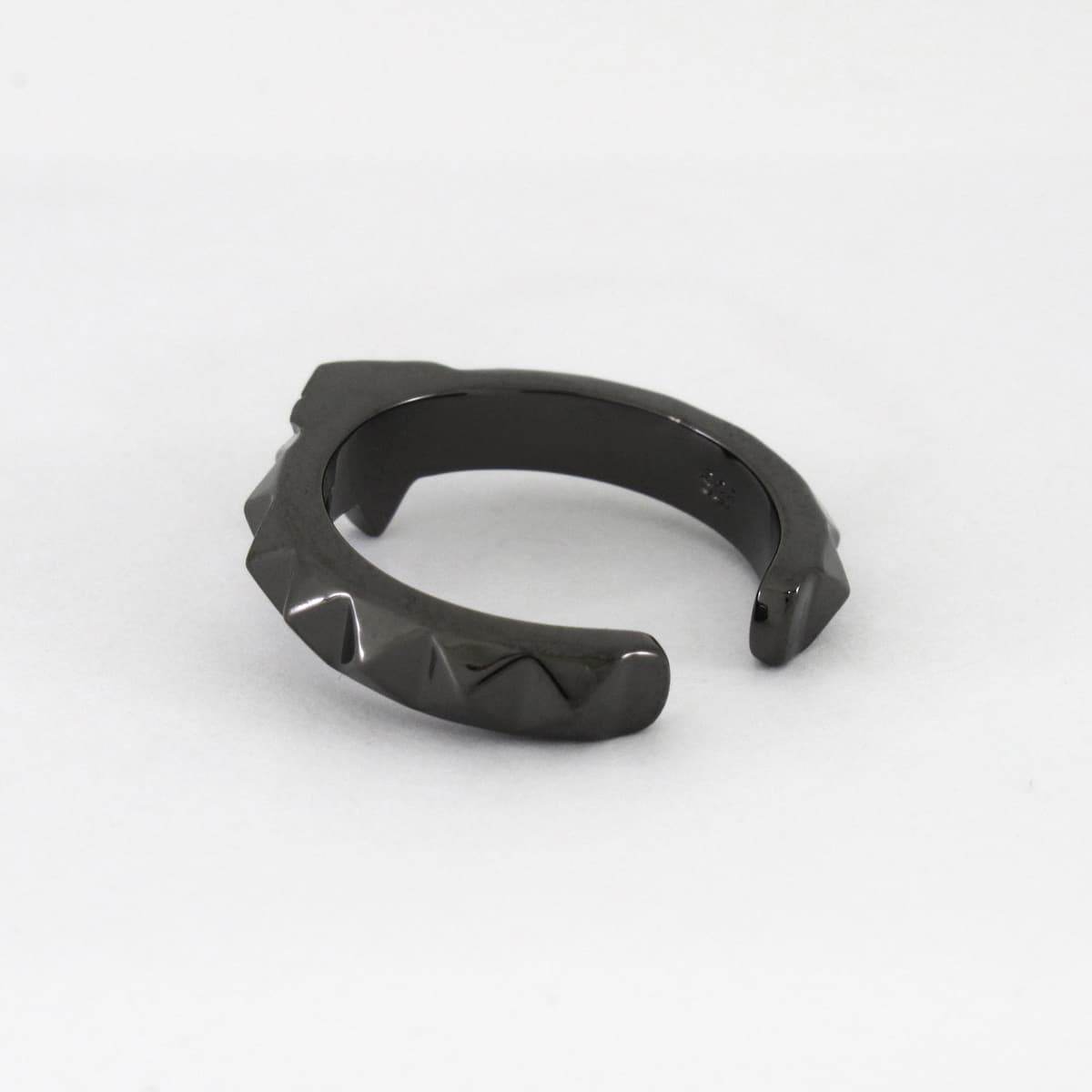KART - Tiny Mono Ring BLACK - EDEN ROCK STORE