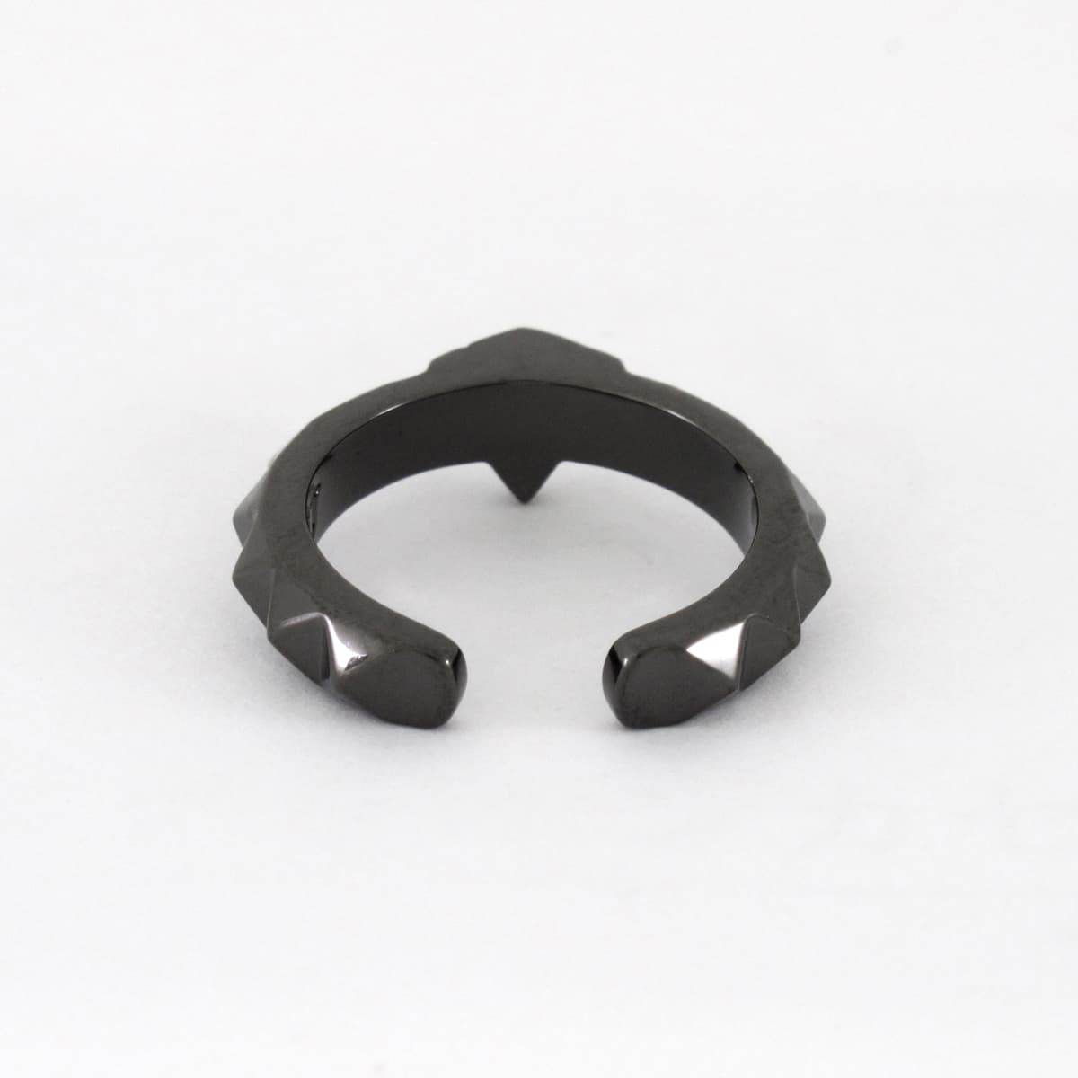 KART - Tiny Mono Ring BLACK - EDEN ROCK STORE
