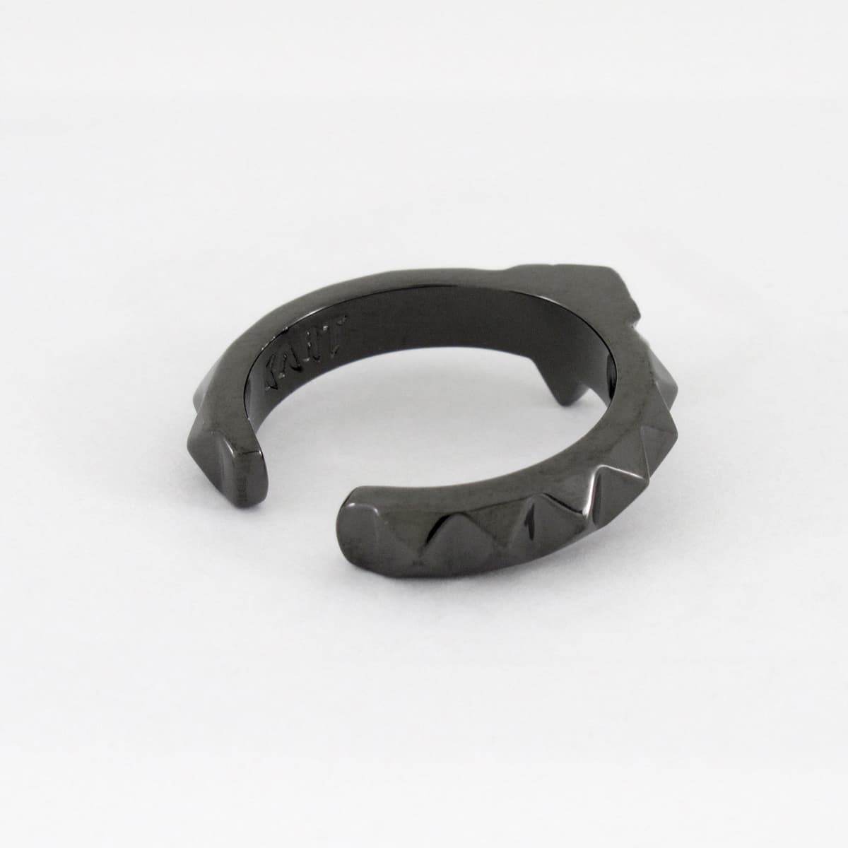 KART - Tiny Mono Ring BLACK - EDEN ROCK STORE