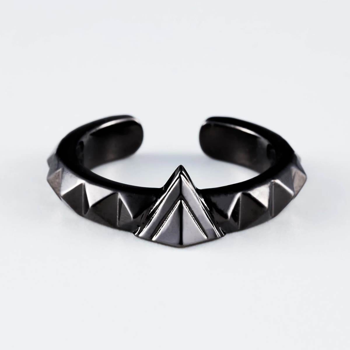 KART - Tiny Mono Ring BLACK - EDEN ROCK STORE