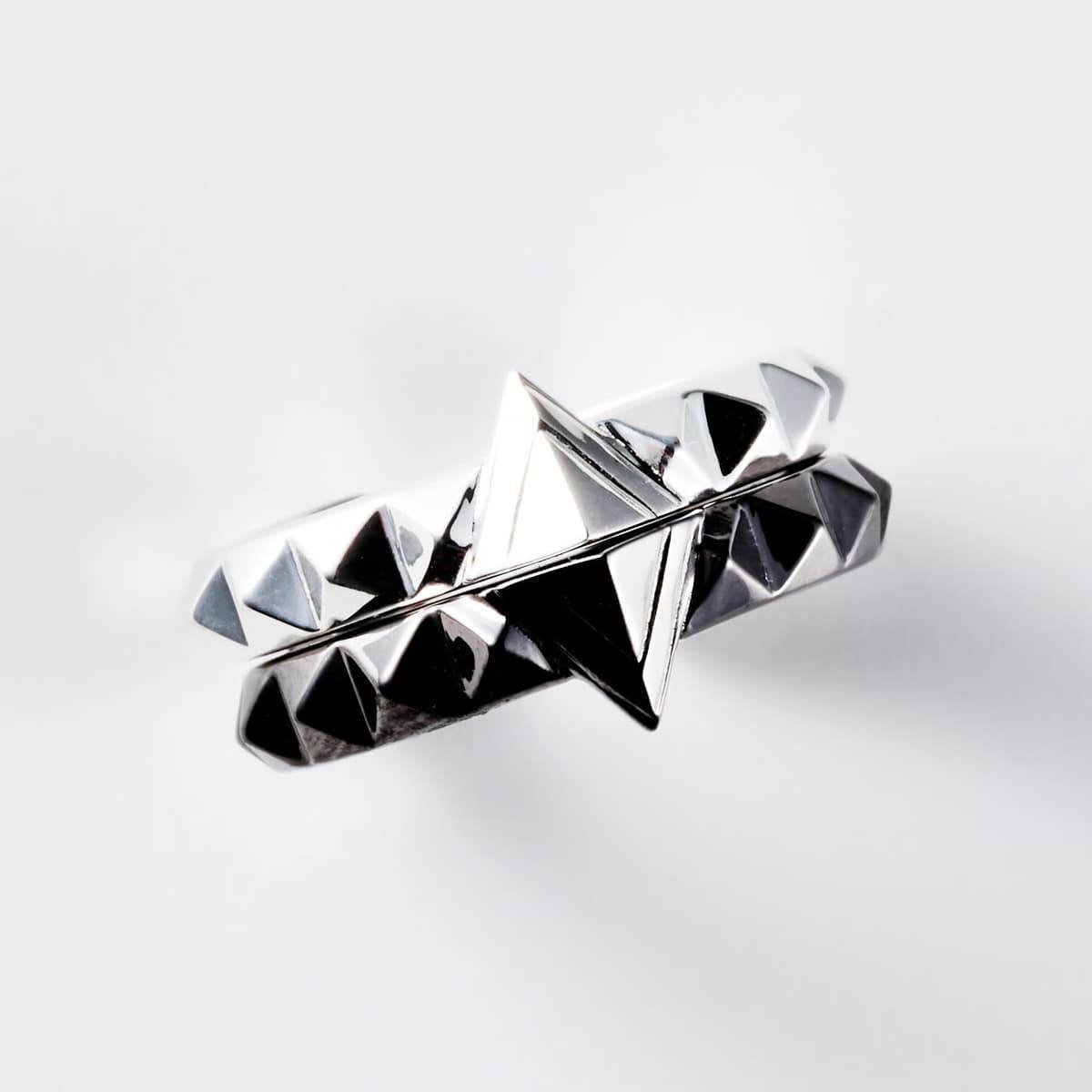 KART - Tiny Mono Ring BLACK - EDEN ROCK STORE