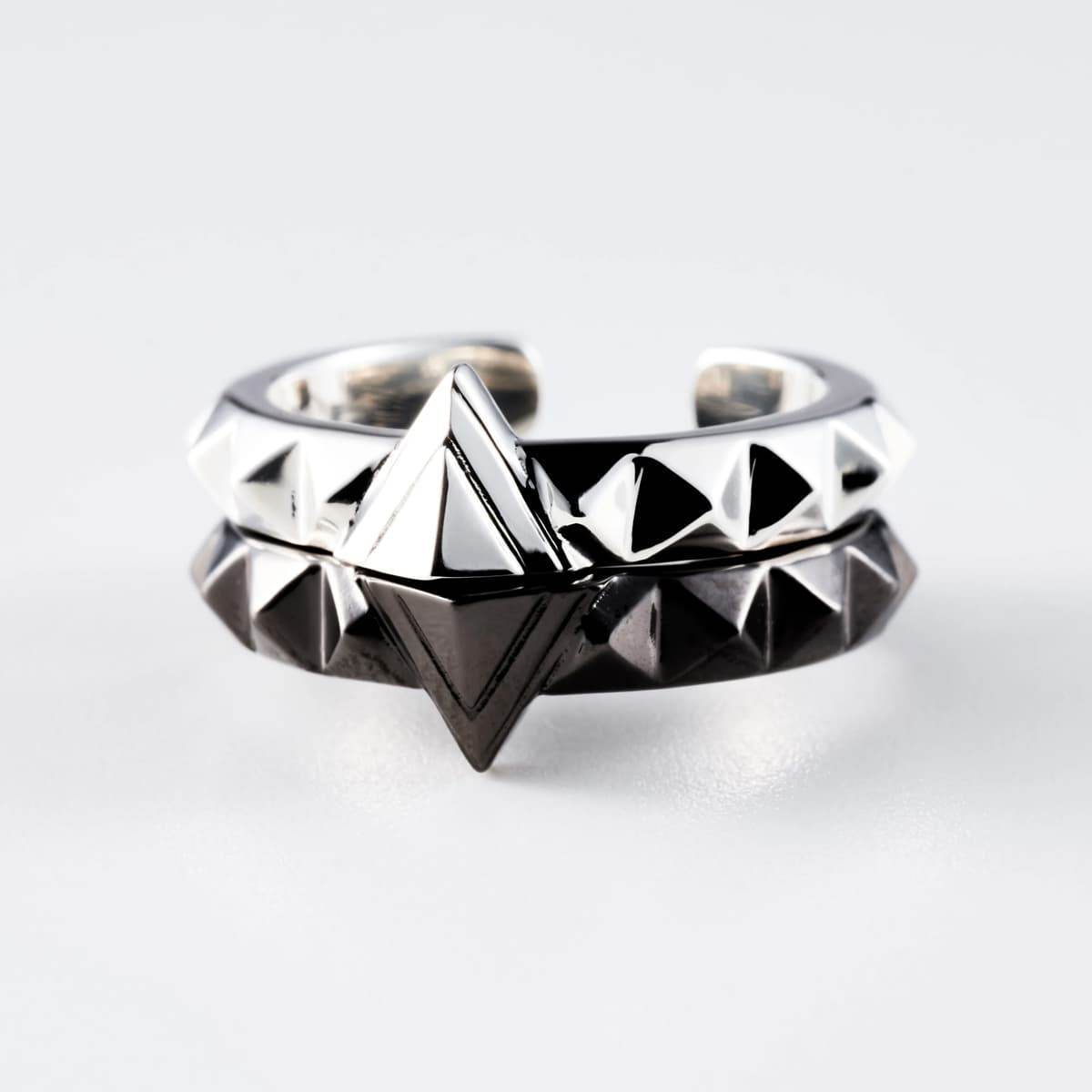 KART - Tiny Mono Ring BLACK - EDEN ROCK STORE