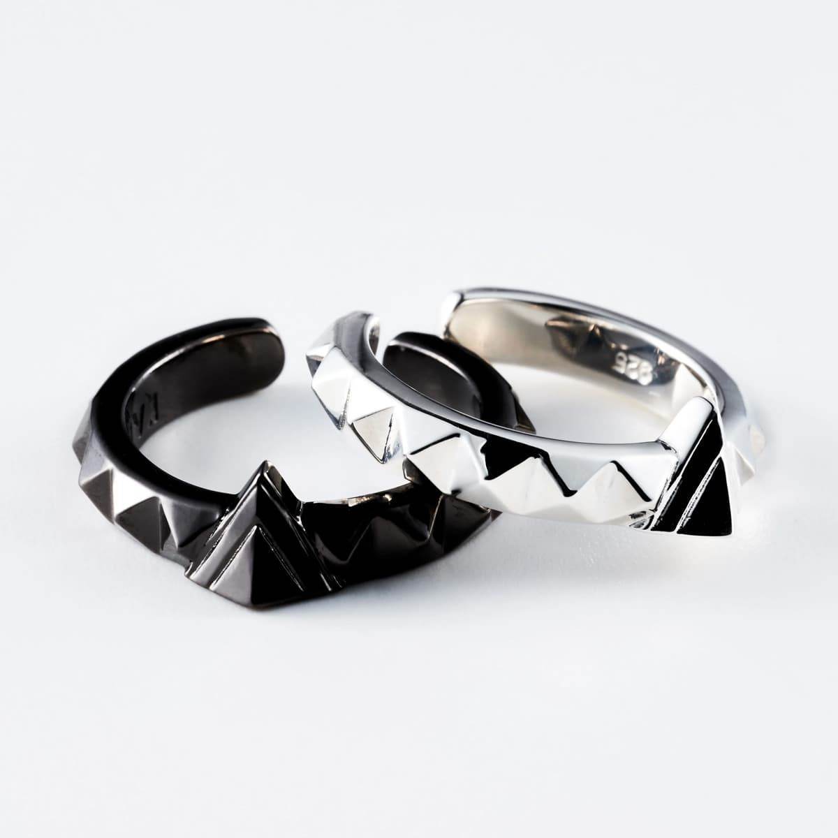 KART - Tiny Mono Ring BLACK - EDEN ROCK STORE