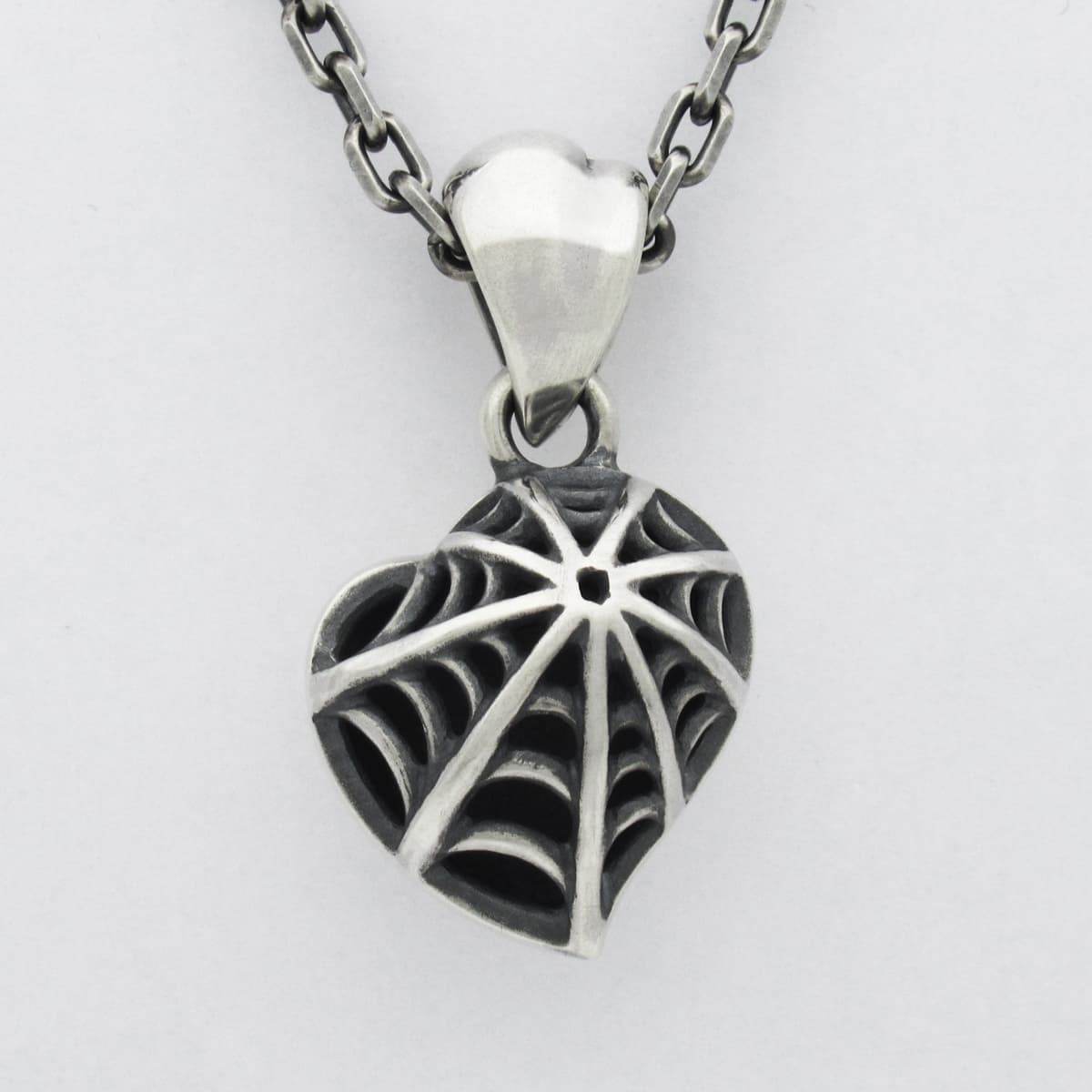 r.l.d(Rat Love Design) - Bling Heart & Spider Web Top - EDEN ROCK STORE