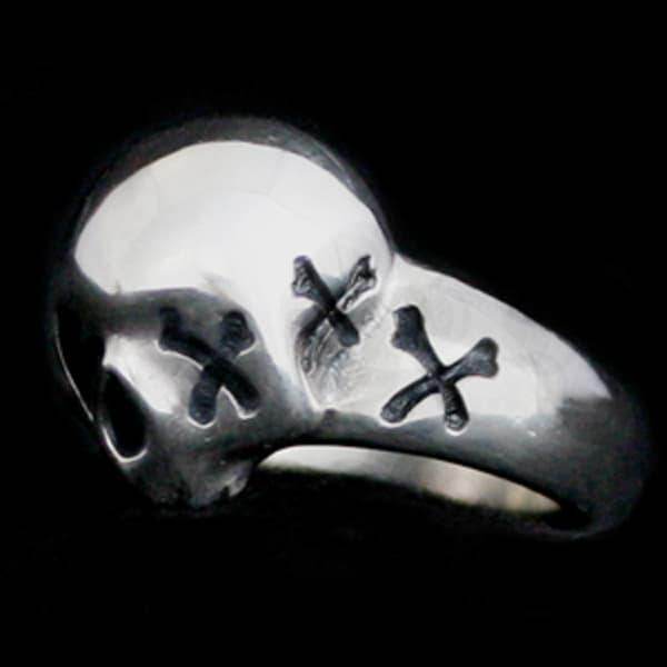 r.l.d(Rat Love Design) - L.K.C Skull Ring - EDEN ROCK STORE
