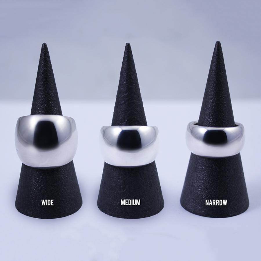 R.A.W(Rat Another World) - Domed Ring -Narrow- / HATE - EDEN ROCK STORE