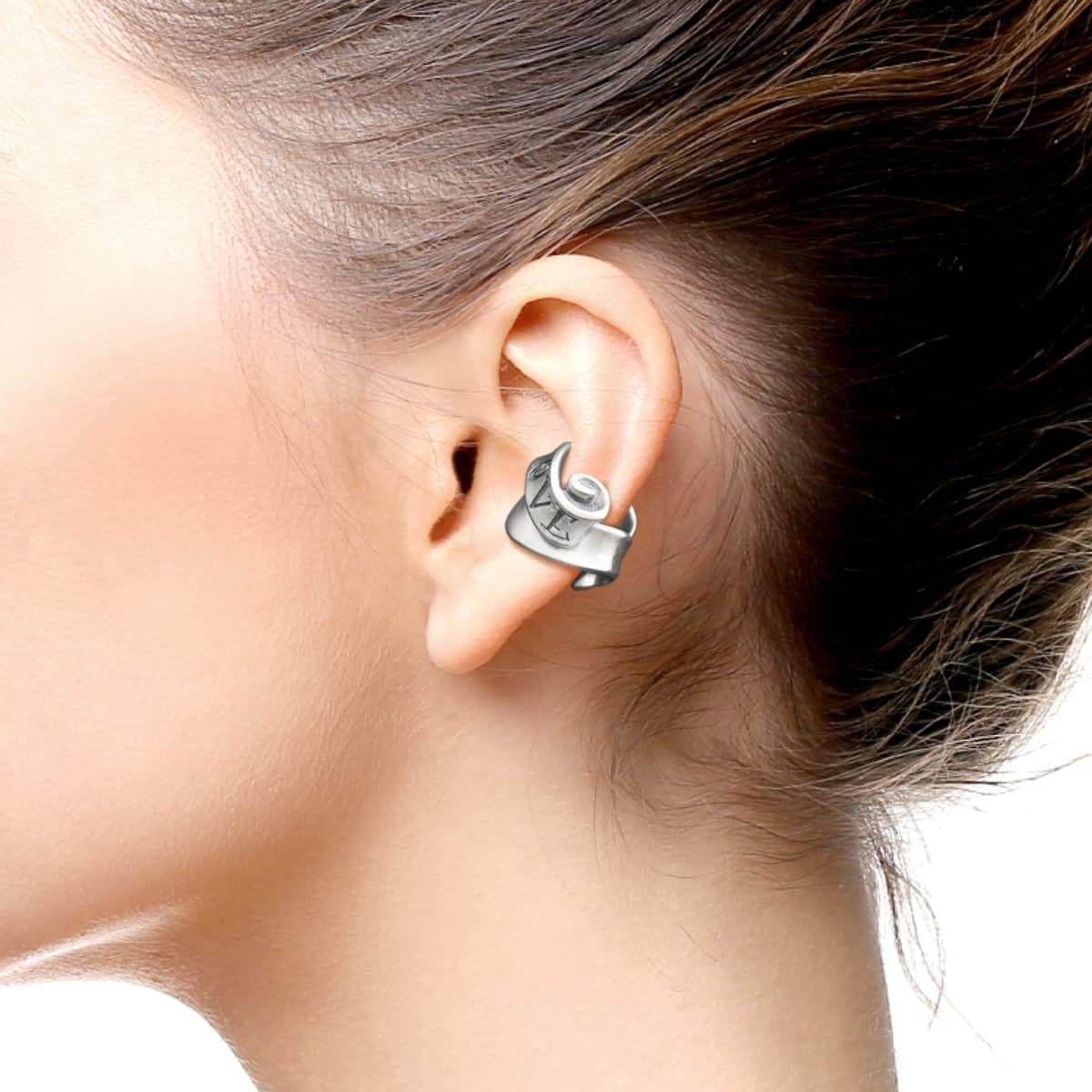 RAT RACE - Flap Ribbon Ear Cuff / LOVE - EDEN ROCK STORE