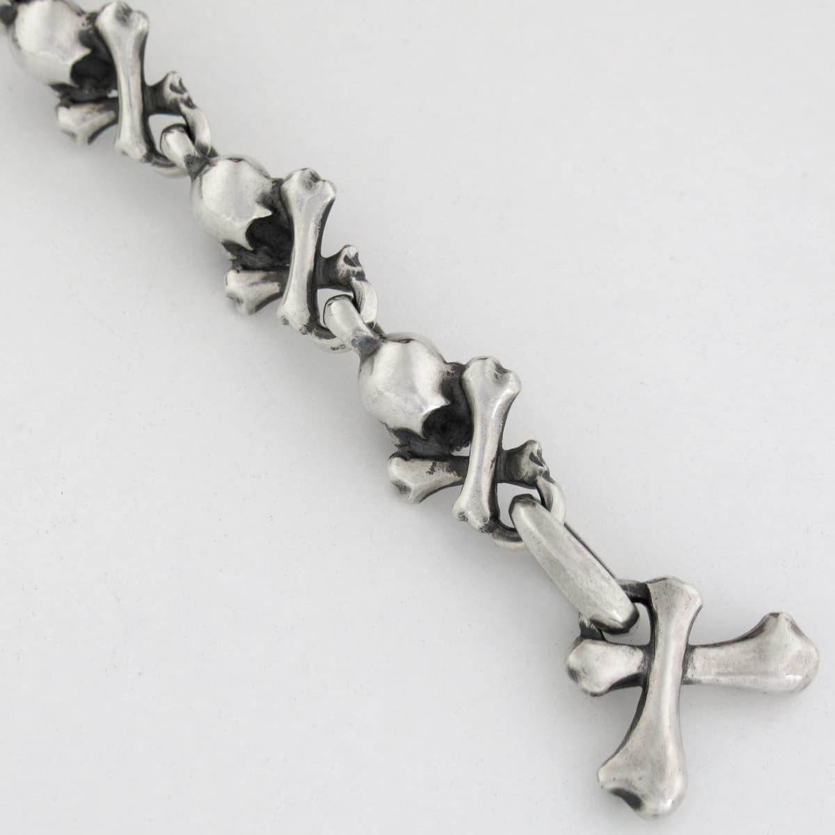 RAT RACE - Message On Ribbon Cross Bone Bracelet / LOVE - EDEN ROCK STORE