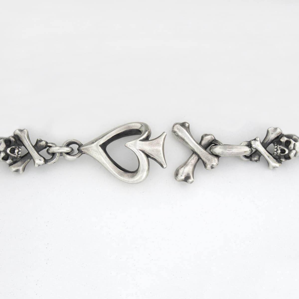 RAT RACE - Message On Ribbon Cross Bone Bracelet / LOVE - EDEN ROCK STORE