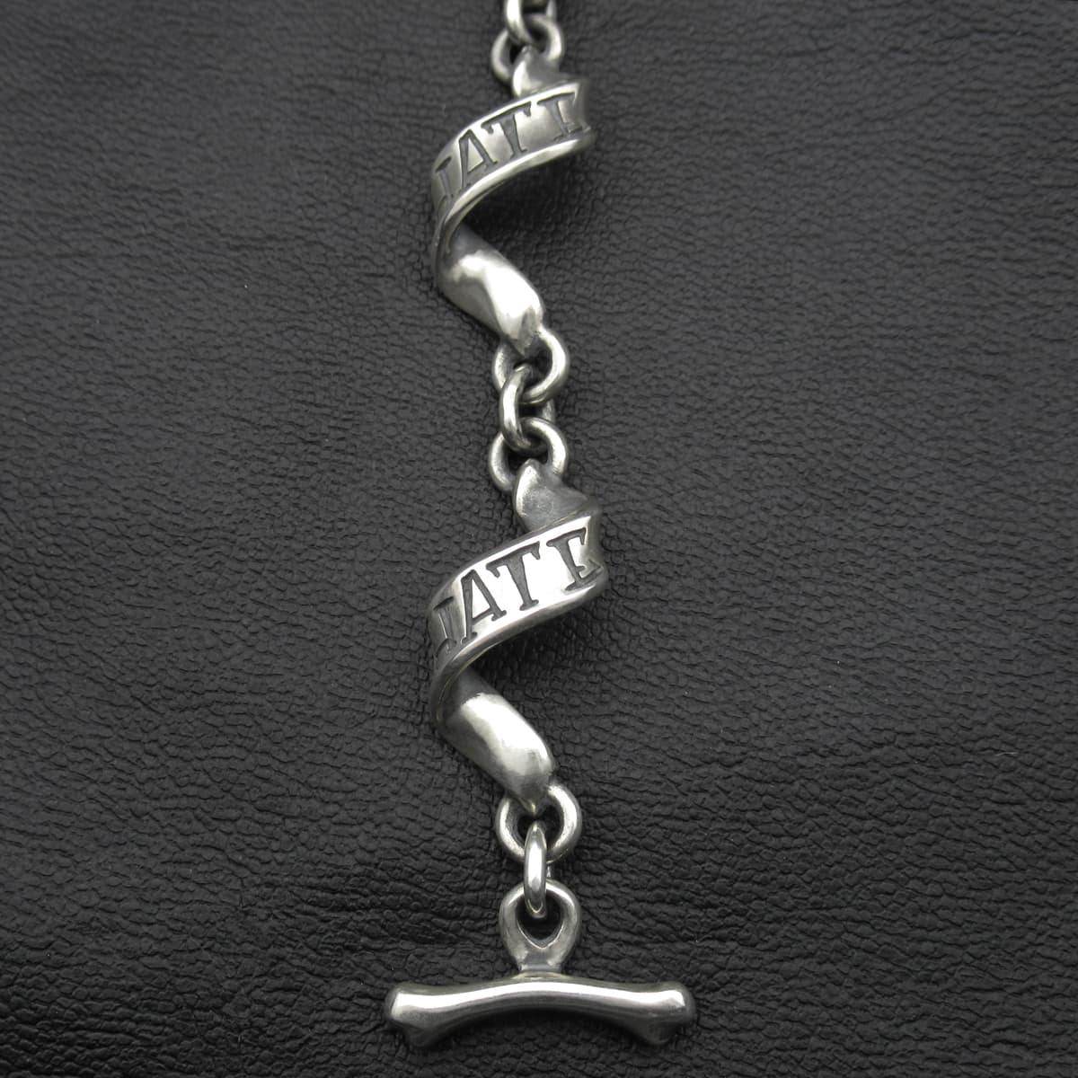 RAT RACE - Flutter Ribbon Bracelet S / HATE - EDEN ROCK STORE
