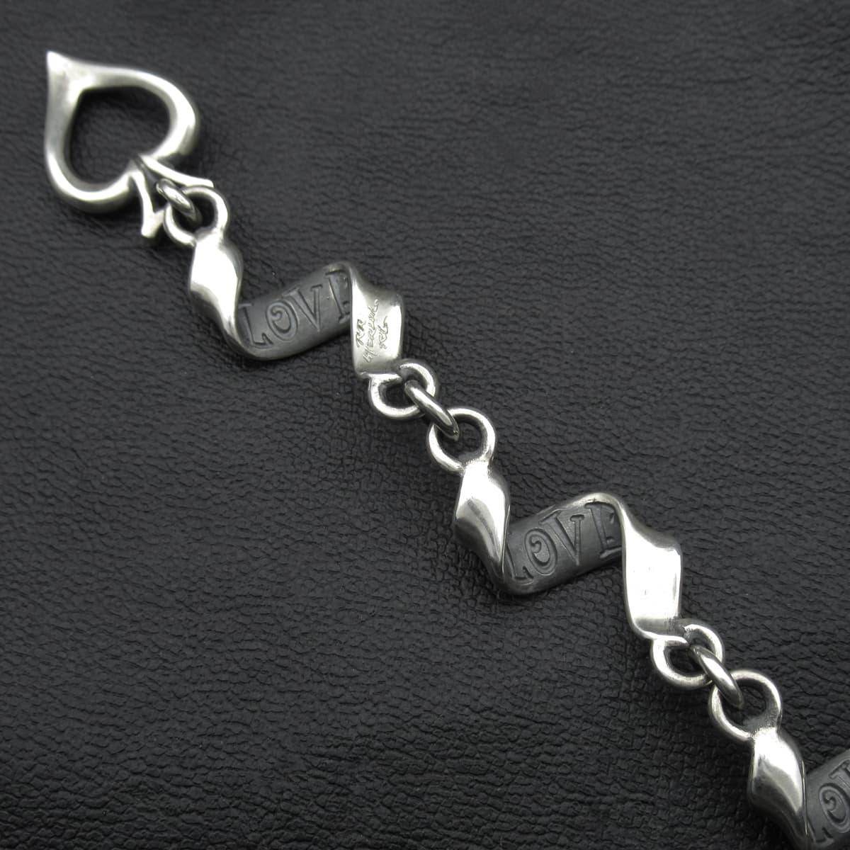 RAT RACE - Flutter Ribbon Bracelet S / HATE - EDEN ROCK STORE