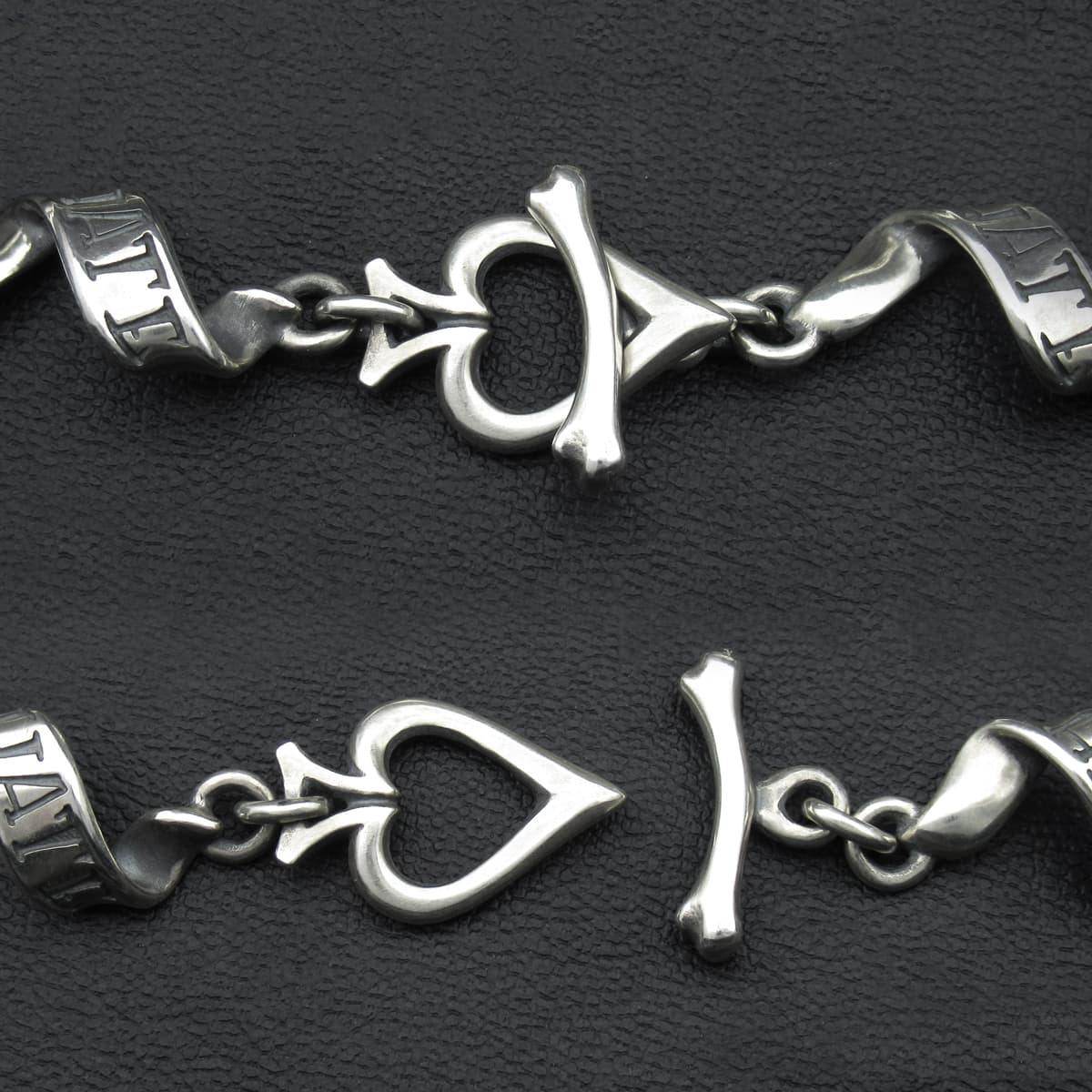 RAT RACE - Flutter Ribbon Bracelet S / HATE - EDEN ROCK STORE