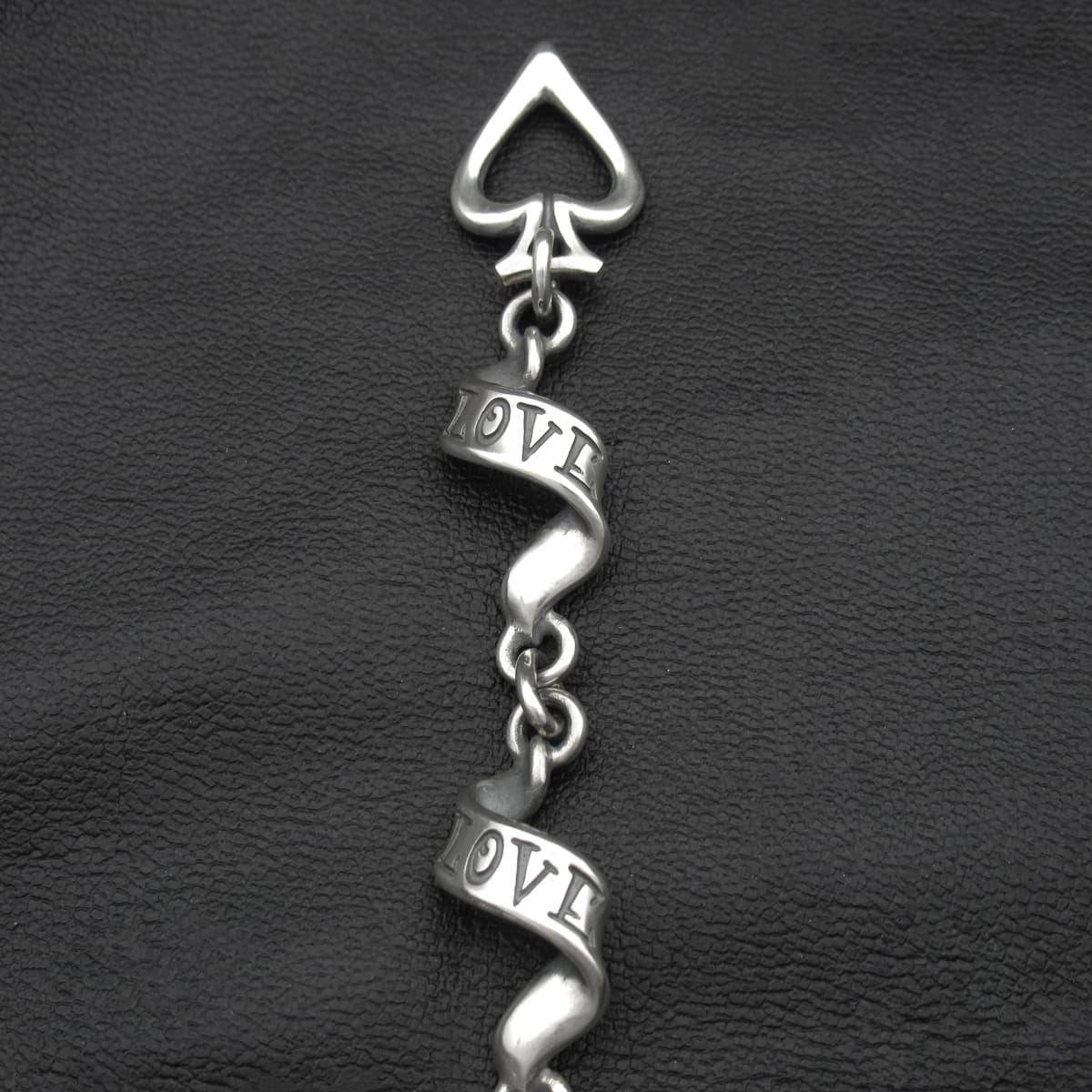 RAT RACE - Flutter Ribbon Bracelet S / LOVE - EDEN ROCK STORE