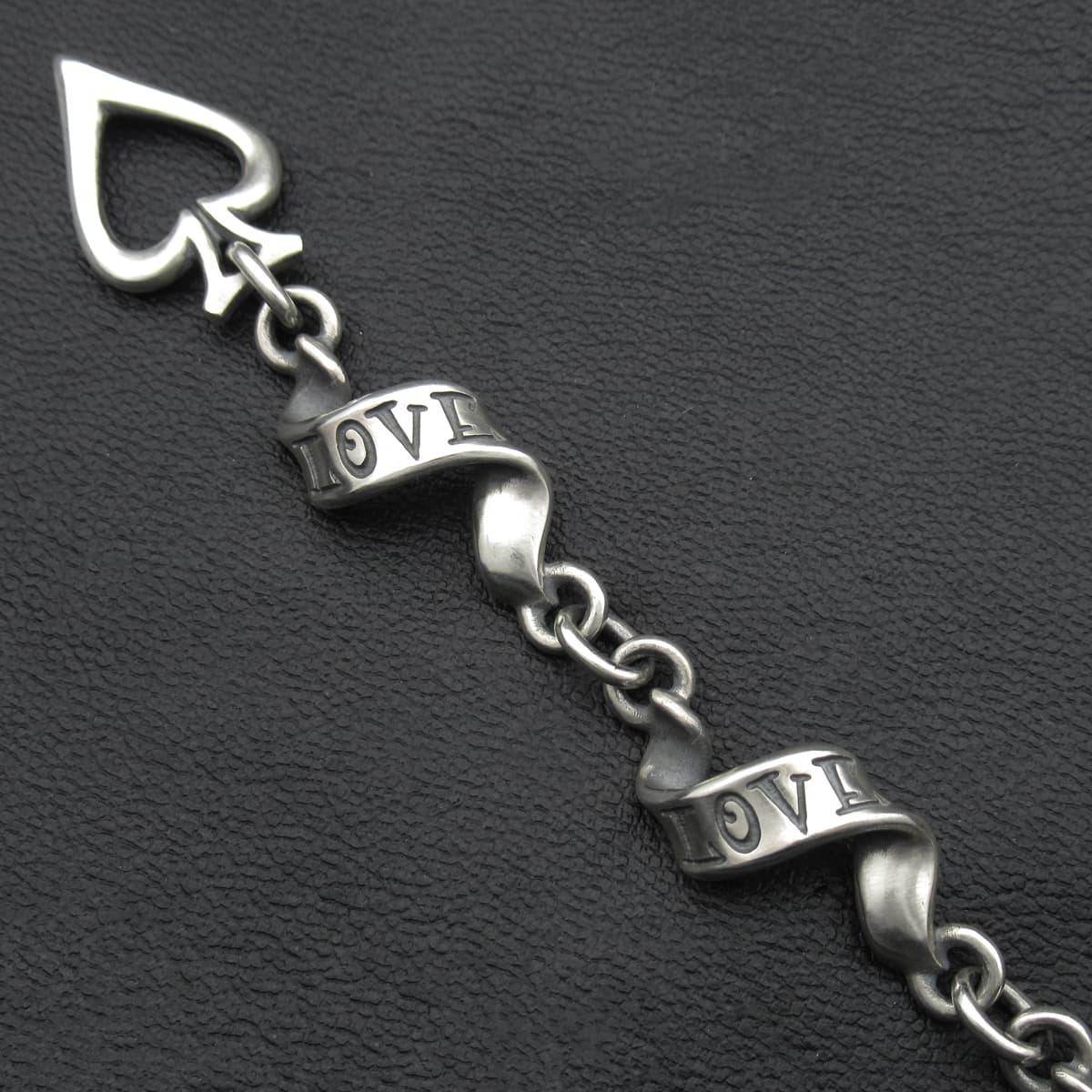 RAT RACE - Flutter Ribbon Bracelet L / LOVE - EDEN ROCK STORE