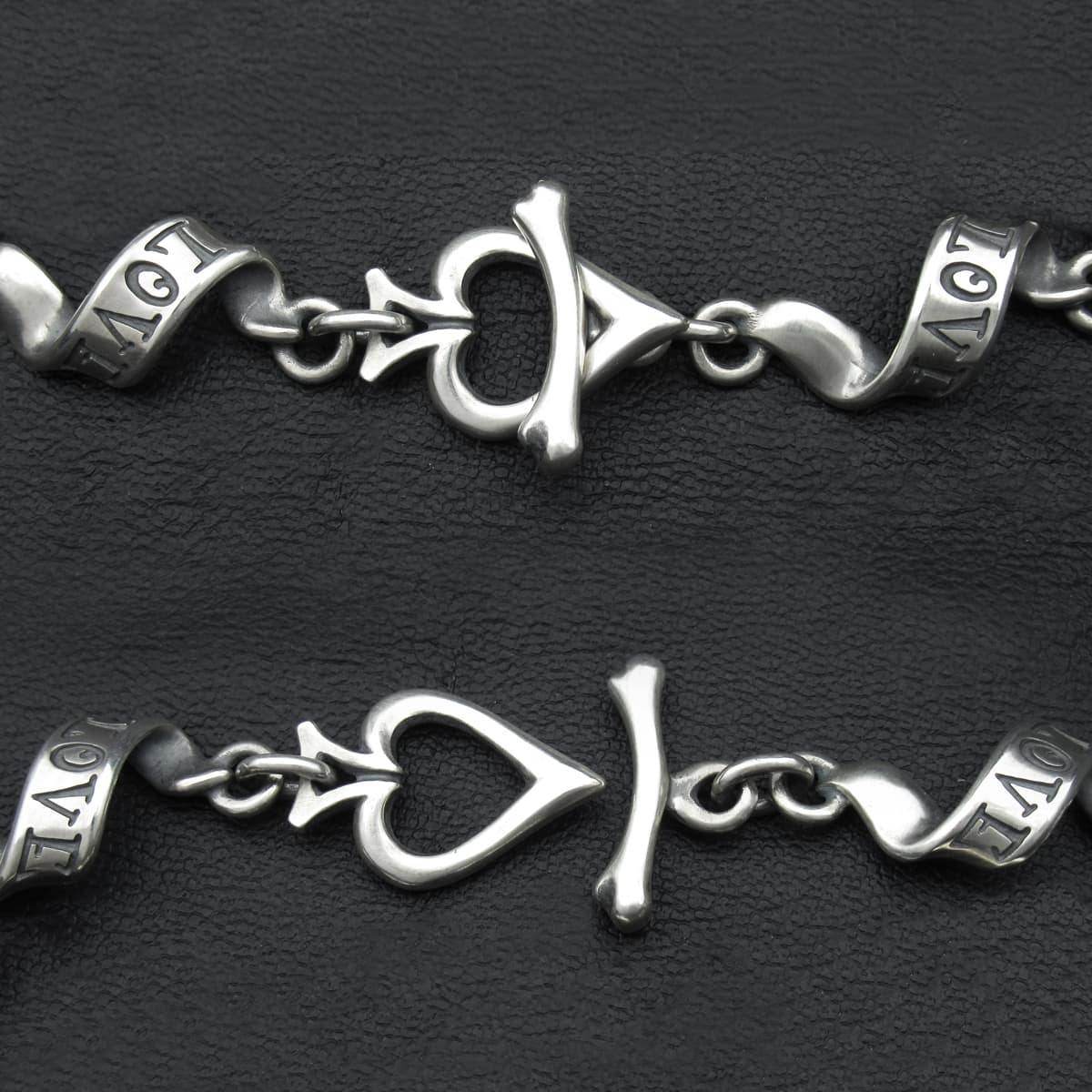RAT RACE - Flutter Ribbon Bracelet S / LOVE - EDEN ROCK STORE