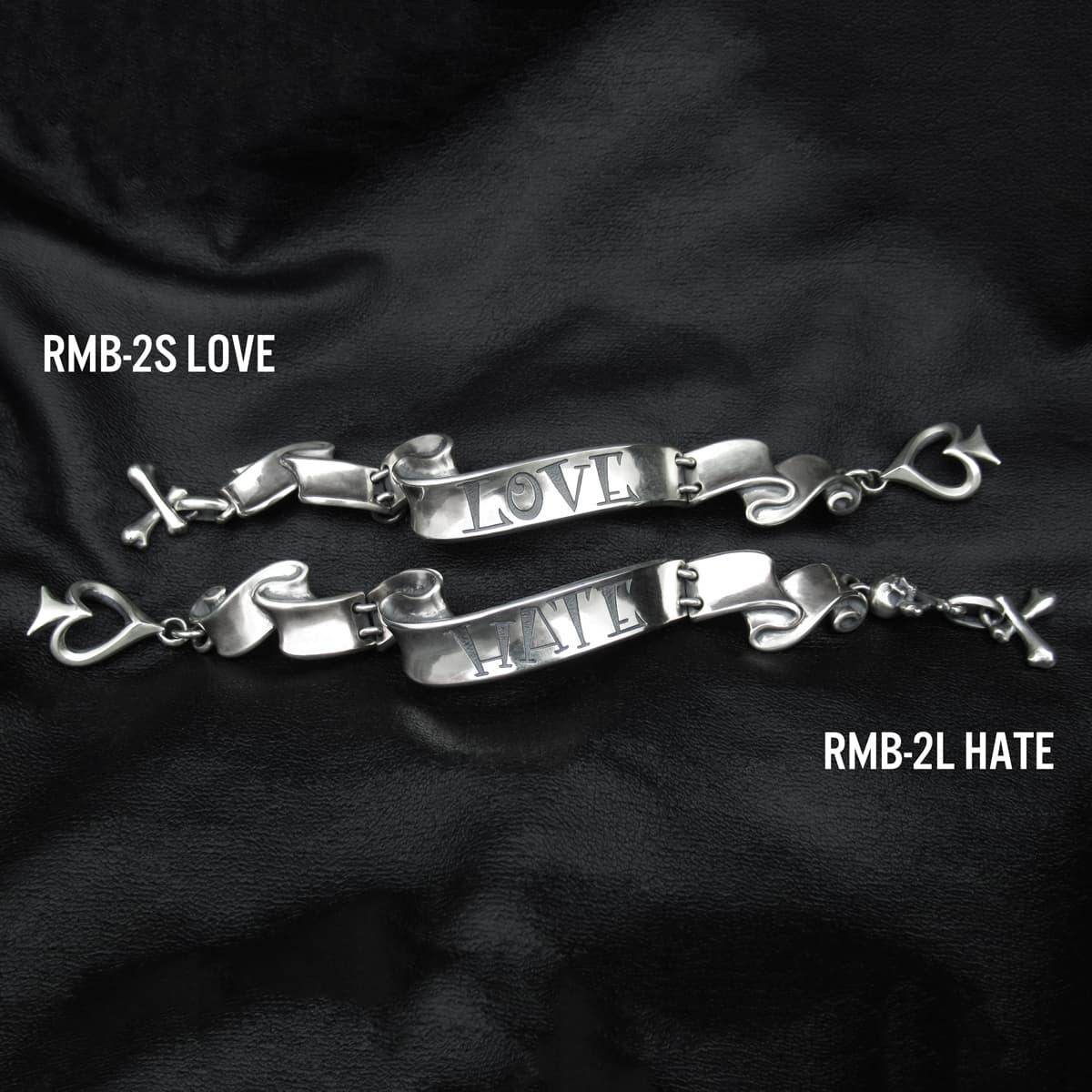 RAT RACE - Separated Ribbon Bracelet S / HATE - EDEN ROCK STORE