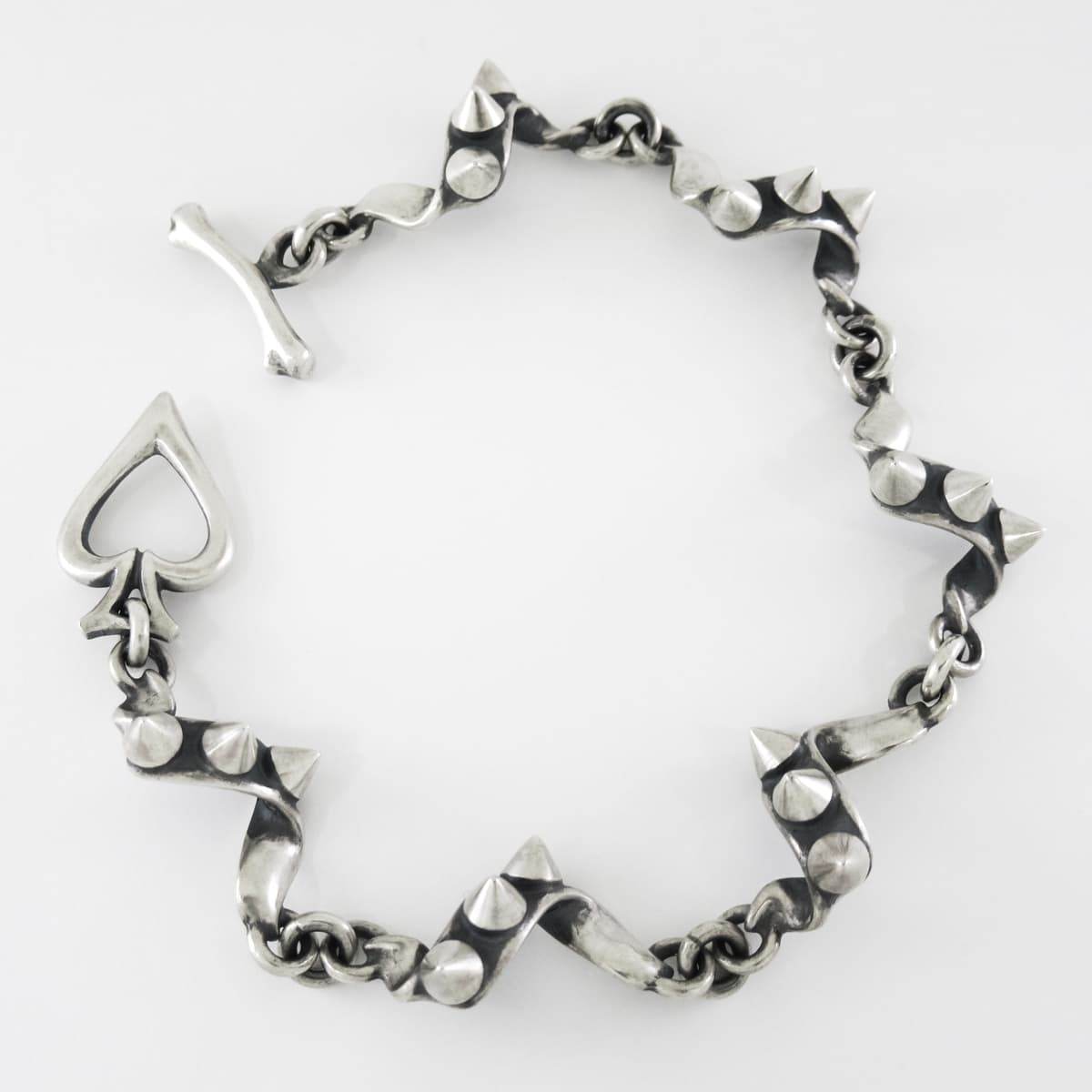 RAT RACE - Studs on Ribbon Bracelet / HATE - EDEN ROCK STORE