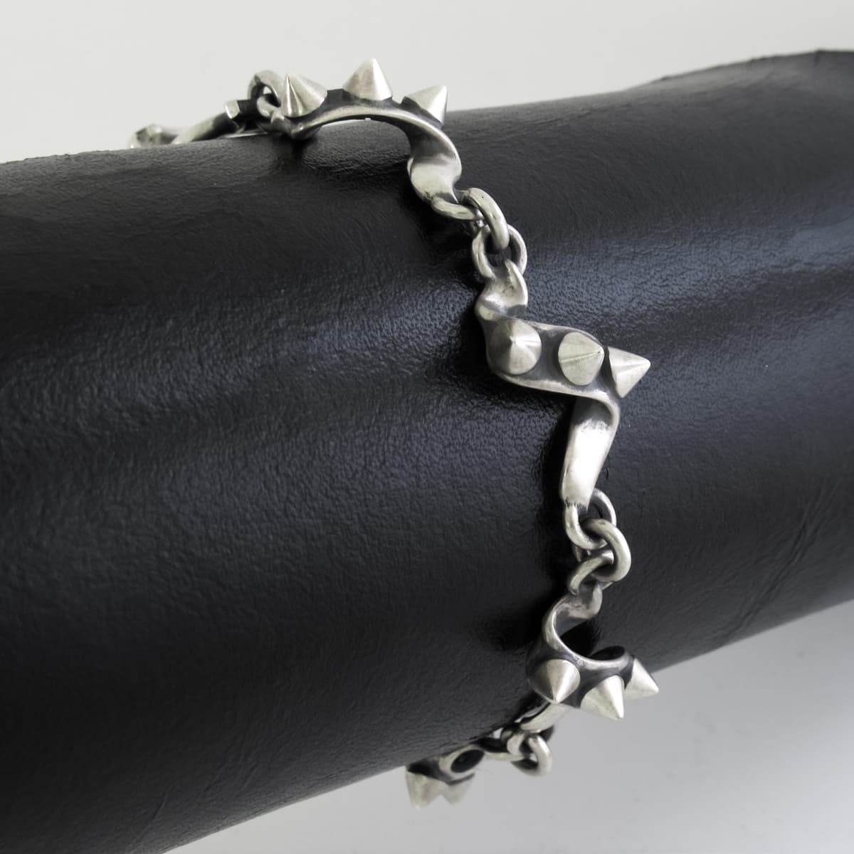 RAT RACE - Studs on Ribbon Bracelet / HATE - EDEN ROCK STORE