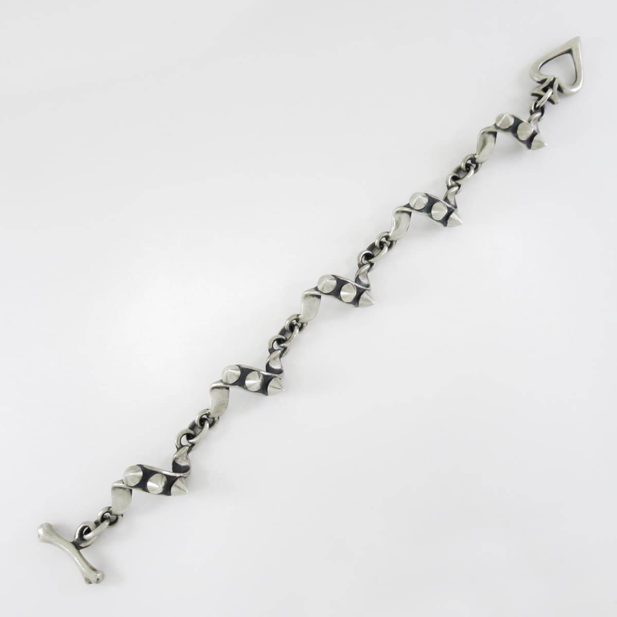 RAT RACE - Studs on Ribbon Bracelet / LOVE - EDEN ROCK STORE