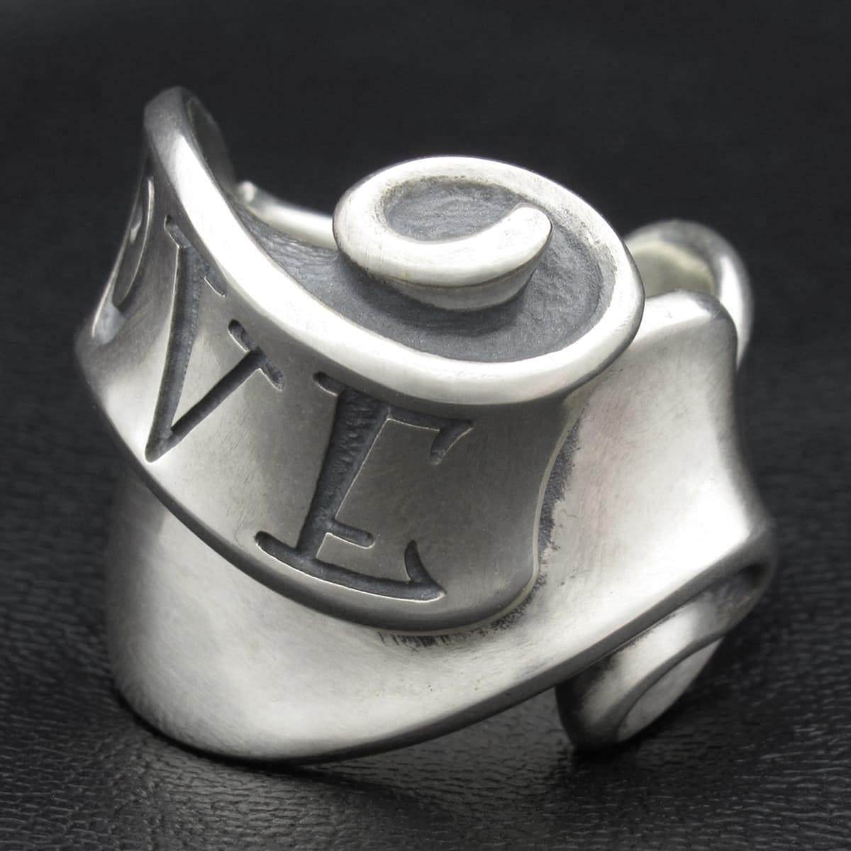RAT RACE - Flap Ribbon Ring L / LOVE - EDEN ROCK STORE