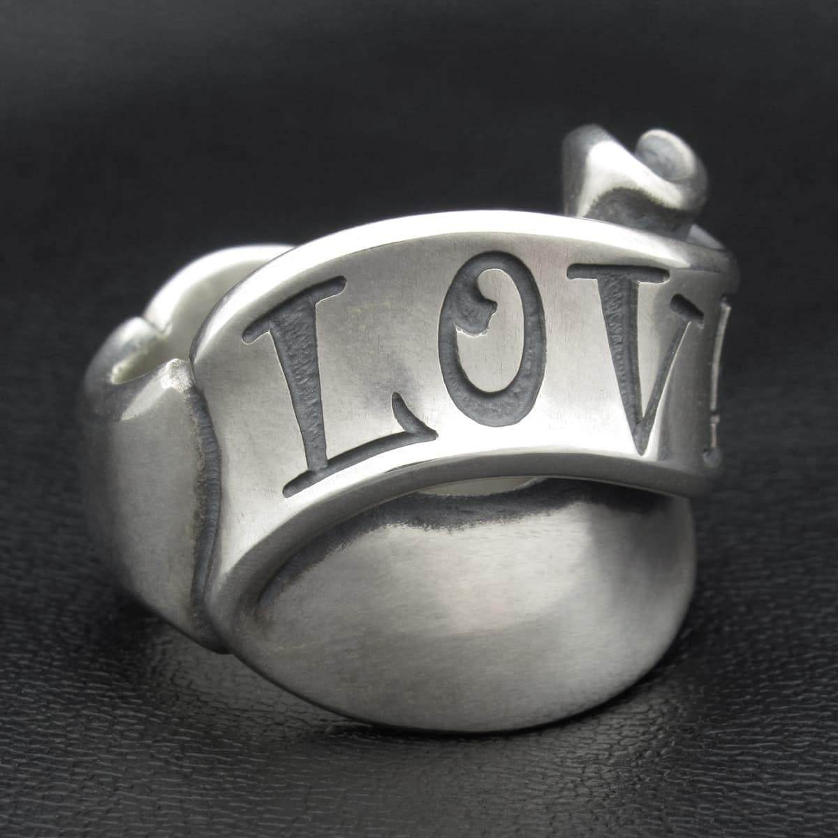 RAT RACE - Flap Ribbon Ring L / LOVE - EDEN ROCK STORE
