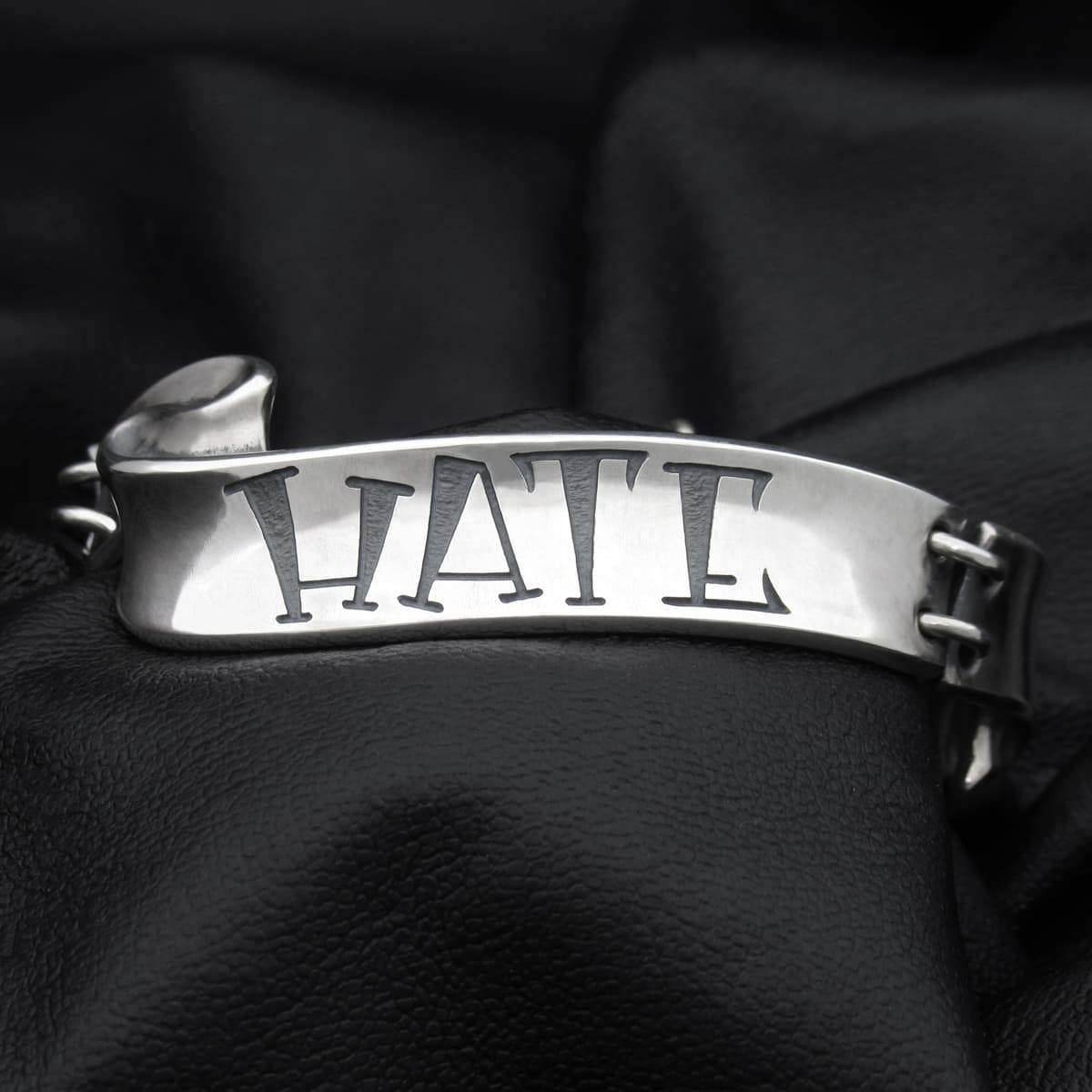 RAT RACE - Separated Ribbon Bracelet L / HATE - EDEN ROCK STORE