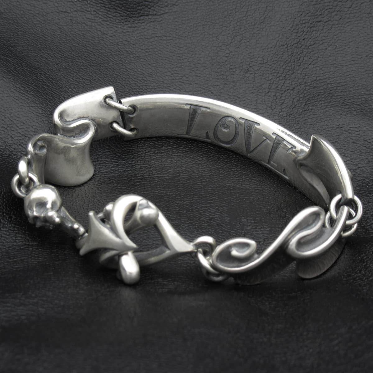 RAT RACE - Separated Ribbon Bracelet L / HATE - EDEN ROCK STORE