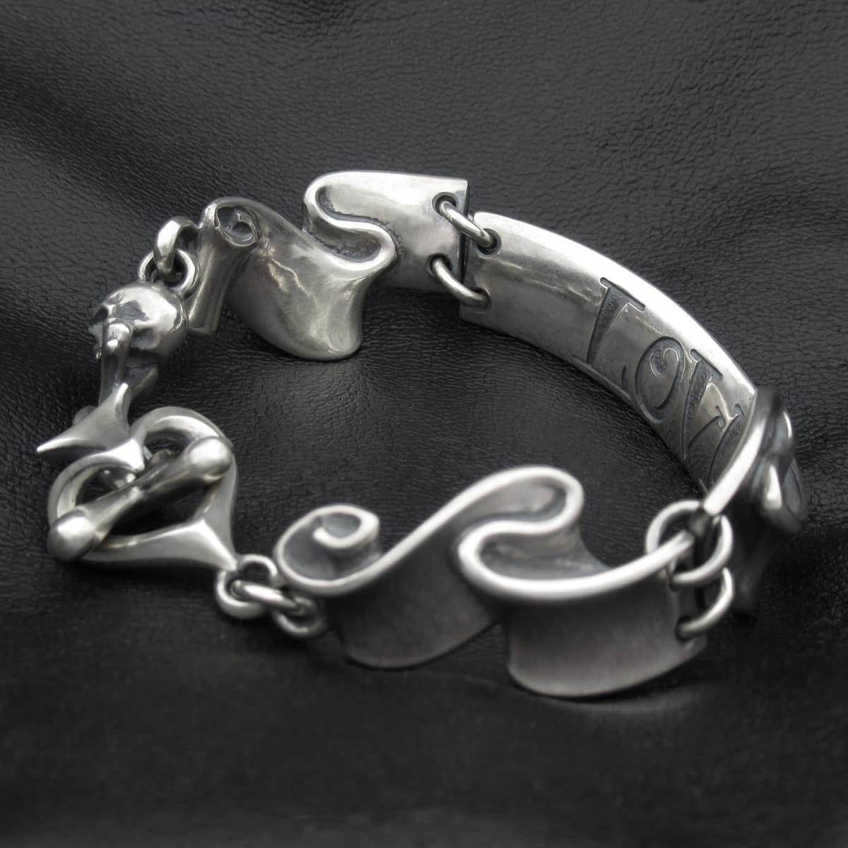 RAT RACE - Separated Ribbon Bracelet L / HATE - EDEN ROCK STORE