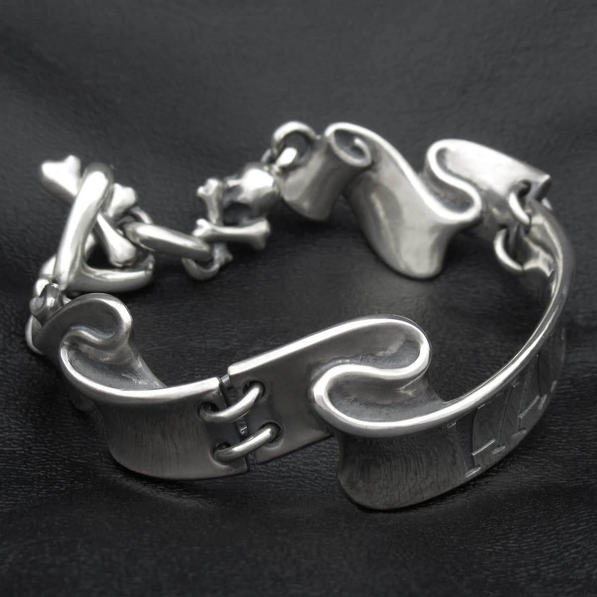 RAT RACE - Separated Ribbon Bracelet S / HATE - EDEN ROCK STORE