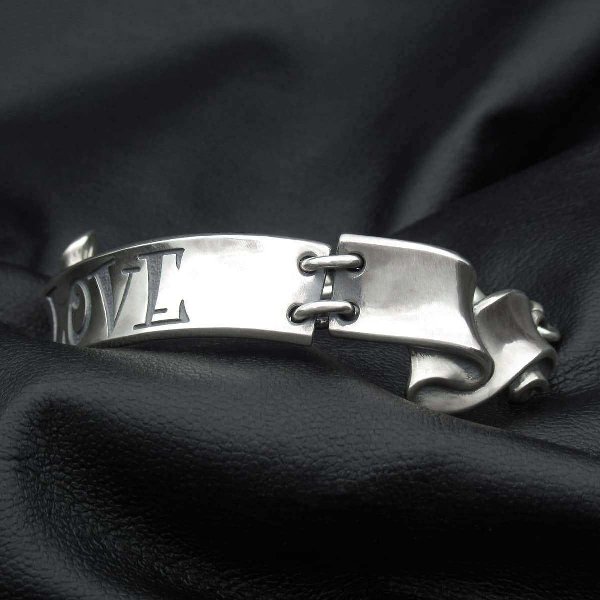 RAT RACE - Separated Ribbon Bracelet L / LOVE - EDEN ROCK STORE