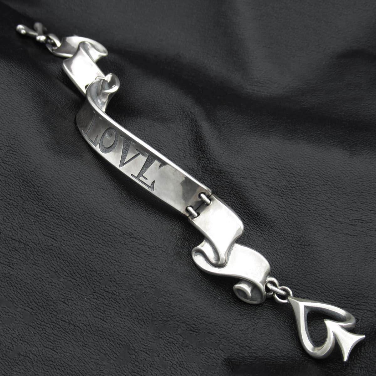 RAT RACE - Separated Ribbon Bracelet L / LOVE - EDEN ROCK STORE