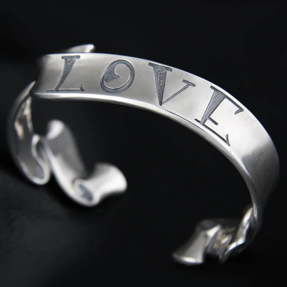 RAT RACE - Message On Ribbon Bangle LOVE S - EDEN ROCK STORE