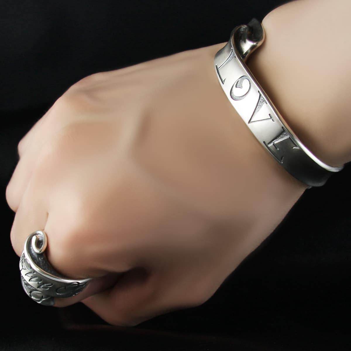RAT RACE - Message On Ribbon Bangle LOVE S - EDEN ROCK STORE