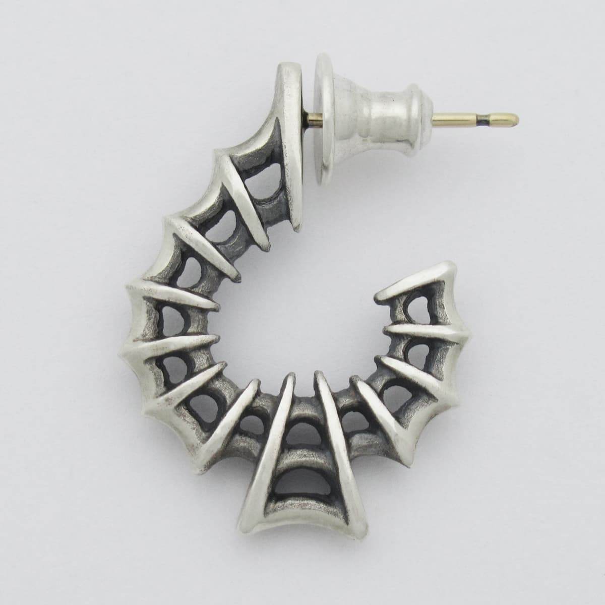 RAT RACE - Spider Web Spade Hoop Pierce - EDEN ROCK STORE