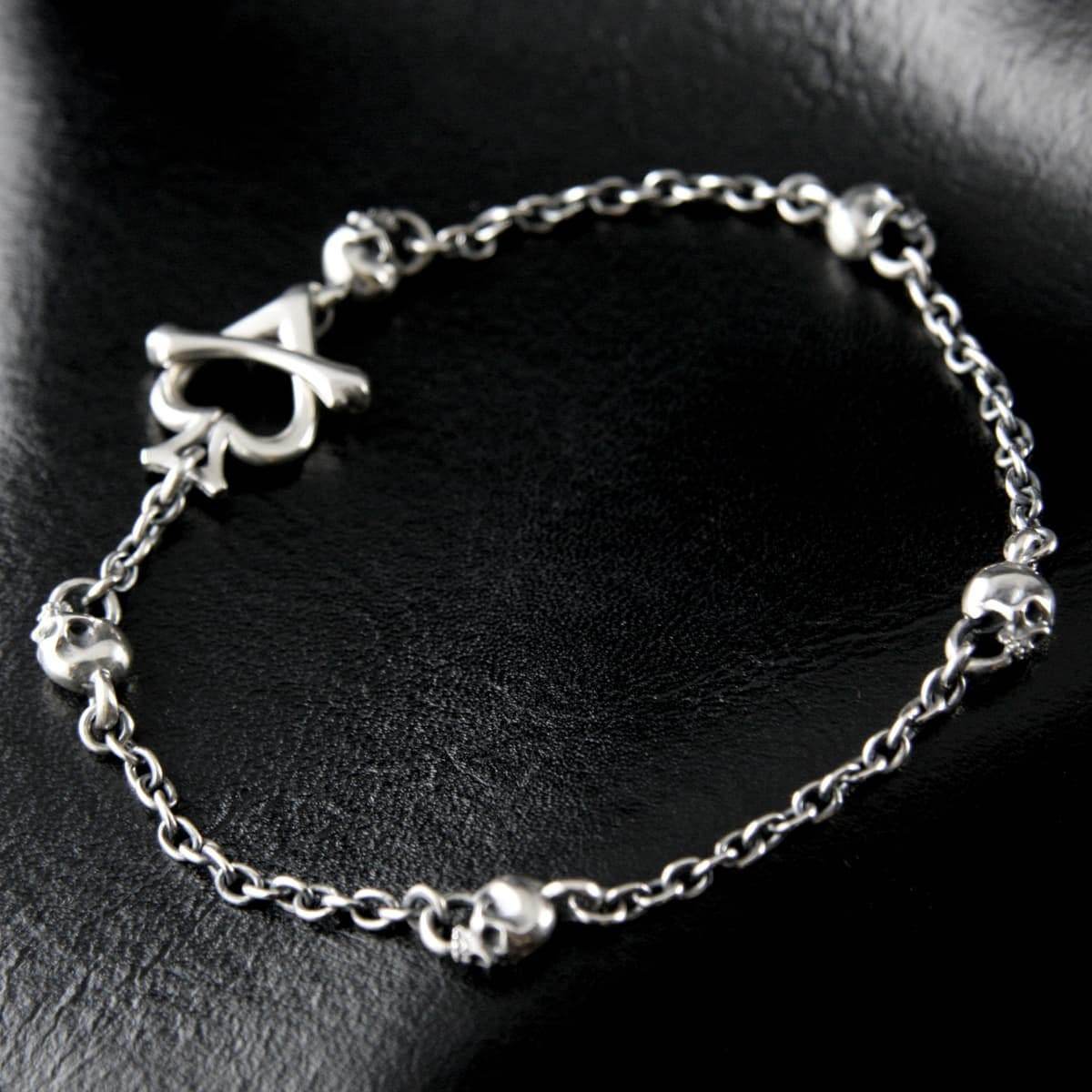 RAT RACE - Skull & Chain Anklet - EDEN ROCK STORE