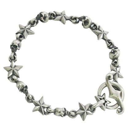 Tiny Star & Skull Bracelet